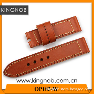 Handmade watch bands leather strap 24mm for panerai